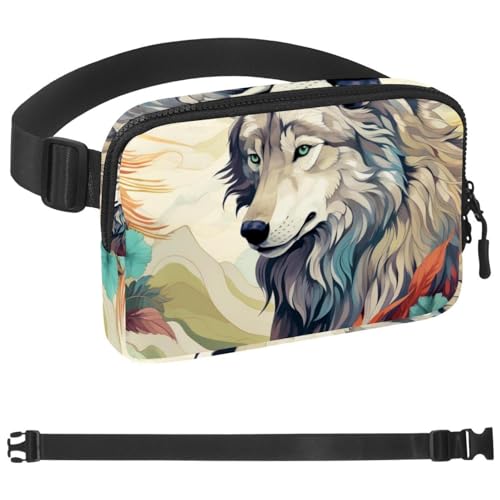 Riñonera grande Wolf para entrenamiento al aire libre y viajes