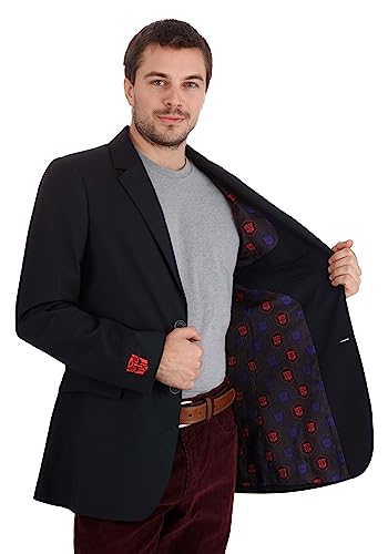 Men's Transformers Themed Blazer - Movie Themed Sport Coat, Business Casual Novelty Jackets for Adults