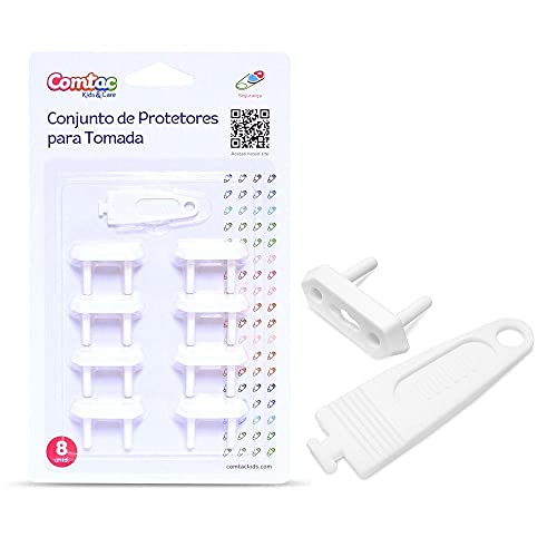 Conjunto de Protetores Para Tomada Comtac Kids 4135