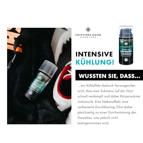 Kühlgel Cristinenmoor Sports Gel Refresh – kühlendes Gel für Sportverletzungen