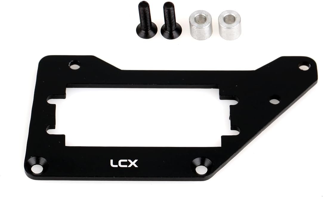 LCX Racing 1/10th RC Crawler Car Aluminum Front Servo Mount for Axial SCX10 PRO, Upgrades Parts Accessories