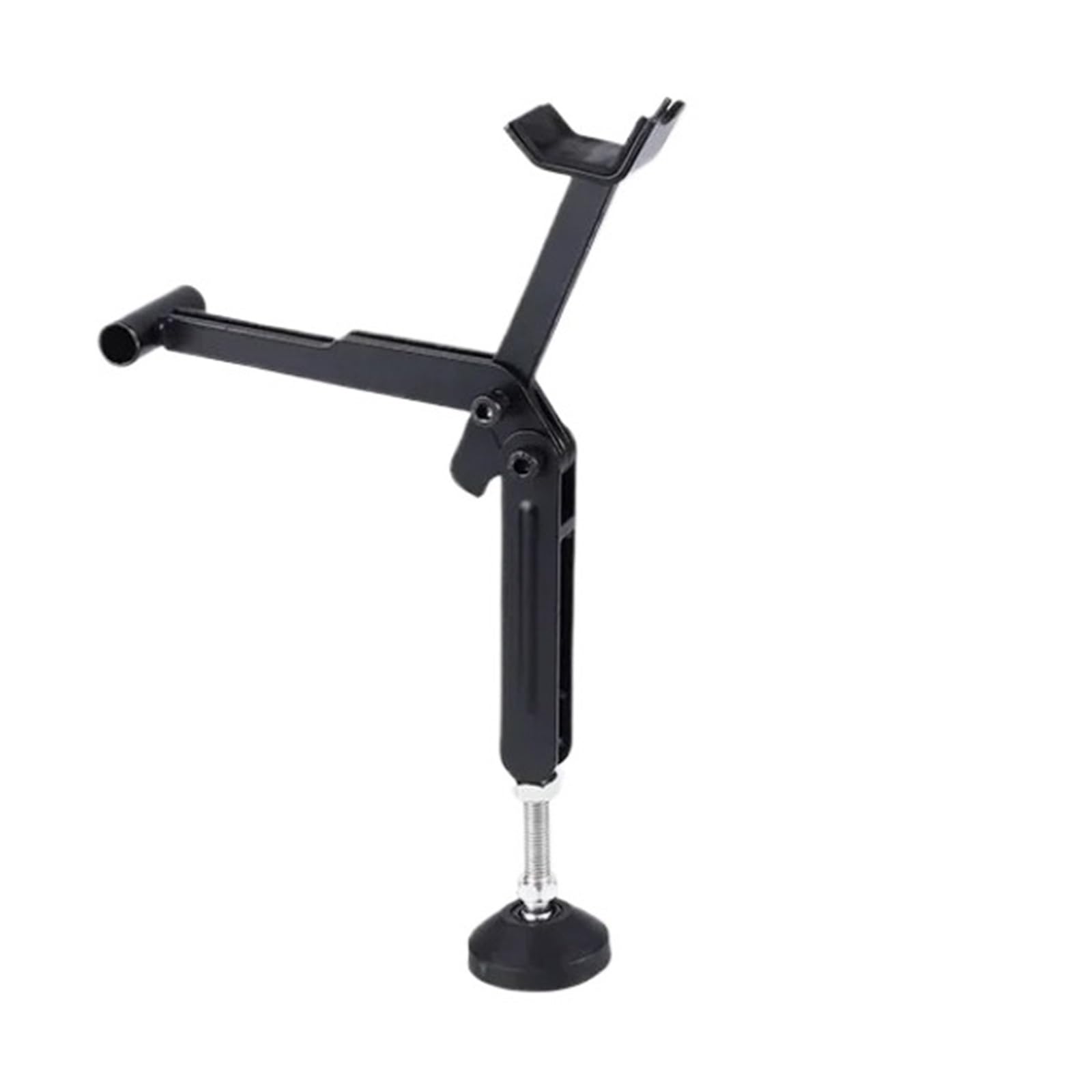 TZOBXDP Motorcycle Kickstand Wheel Support Side Stand Paddock Stable Maintenance Parking Support Tool Folding Portable Labor Motorcycle Wheel Stand Lift Stand(Double rib)