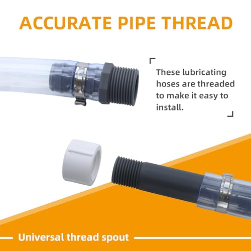 Image of Mapleza Racing Fuel Jug Hose with Filter for VP & JEGS Fuel Jugs