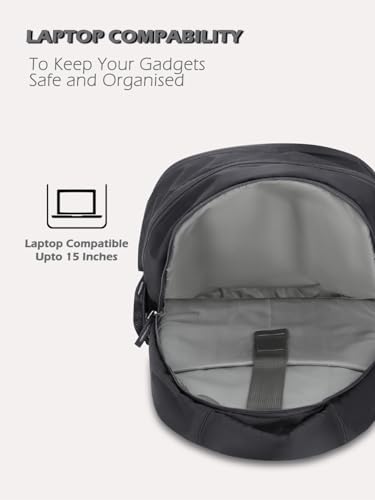 Image of Lavie Sport 31L Alpha | 19 Inch | Fits Upto 15 Inch Laptop Backpack | Laptop Compatiable | College Bag | For Men & Women