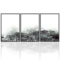 3 Piece Framed Canvas Wall Art Landscape with Fog Canvas Prints Home Artwork Decoration for Living Room,Bedroom - 16