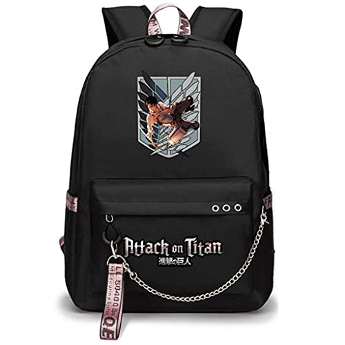 Buy Attack On Titan Backpack for Girls Scout Regiment Levi Ackerman