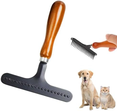 Shag Rake Zovator Hand Held Carpet Rake, Pet Hair Tangles Knots Grooming Brush ...