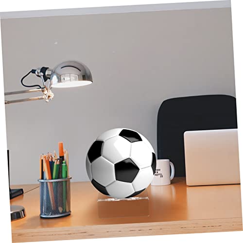 VANZACK 6 Peças Suporte De Bola De Acrílico Suporte De Bola De Exercício Suporte De Exibição De Fute