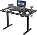 Produktbild Devoko Höhenverstellbarer Schreibtisch Elektrischer mit Tischplatte 100x60cm Höhenverstellbarer Tisch Stehschreibtisch mit Memory Funktion Ergonomischer Computertisch,Schwarz