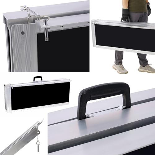 Rampas para autos, rampas de carga, rampas de aluminio portátiles y plegables, para escalones, camionetas y puertas, capacidad de 600 libras miniatura 4