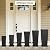 Toriexon Metal Tall Outdoor Planters Set of 2, 18 inch Durable Tall Planters with Rust-Proof Coating & Drainage Insert Shelve & Trays, Black Outdoor Planters for Porch, Garden, Patio, Yard