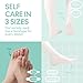 Gel Blister Bandages Hydrocolloid Bandages - Welnove 30ct Blister Cushions (Toe Pack) - Blister Bandages for Heel, Toe & Foot - Blister Pads for Prevention & Recovery - Water Resistant Bandages