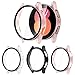 QIBOX Screen Protector Compatible Samsung Galaxy Watch 46mm & Gear S3, Waterproof Tempered Glass Screen Protector Compatible Samsung Gear S3 & Galaxy Watch 46mm 3-Pack[Full Coverage/Scratch Resistant]