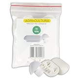 AGRI-CULTURA® | Kit da 6 Paracolpi sedile wc rettangolari in gomma per tavoletta wc, tipo ideal standard, Made in Italy 【4 Rettangolari + 2 Tondi】