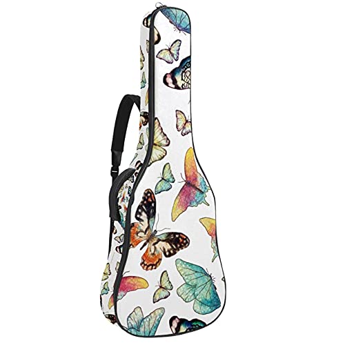 Housse guitare acoustique antichoc rembourrée pour transport sécurisé folk basse
