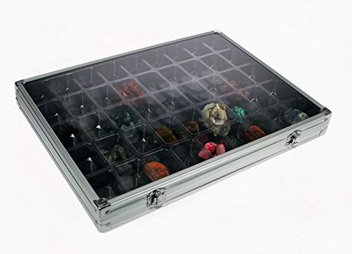 Safe Aluminum Collecting Display Case For Rocks, Action Figures And More #TOP4