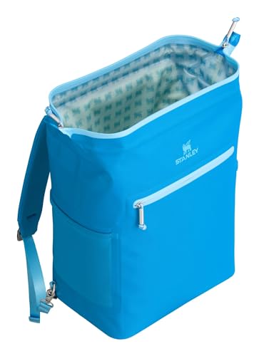 Image of Stanley All Day Madeleine Backpack Soft Cooler 20 Can Cooler with Handle and Shoulder Straps Insulated Travel Bag with Zipper BPA-Free