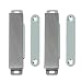 JQK Magnetic Door Catch, Stainless Steel Cabinet Magnet Closet Catches, 60 lbs Silver (Pack of 2), HCC603-P2