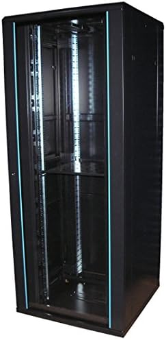 27U 19 NETWORK FLOOR CABINET 800W x 800D - GLASS DOOR"