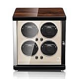 ambientebeleuchtung bmw f20 Dezente LED-Beleuchtung Modalo Uhrenbeweger für Automatikuhren 4 Uhren Watch Winder Box Ambiente mit Massivholz, Klavierlack und LED-Beleuchtung