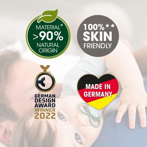 nip Schnuller My Butterfly Night: Aus nachhaltigen Rohstoffen, leicht und luftig, stillfreundlich & kiefergerecht, Silikon, Leuchtet, Braun Größe 2 (5-18Monate) – Bild 7