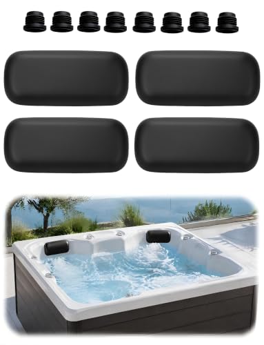 4 Pack Hot Tub Headrest Replacement for Master Spa 2009+ Models 2 Pin Design Spa Pillows for Hot Tub Compatible with MASX540720 HTCP8-05-0094 X540720 Easy Install
