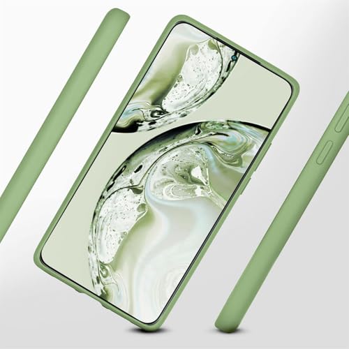 Coque silicone Samsung S22 Plus ONEFLOW finition soft touch durable verte - 2