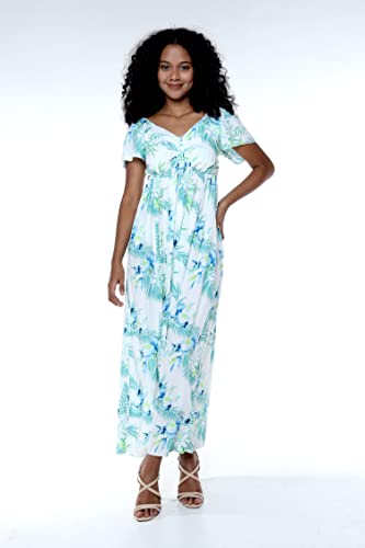 Image of Hawaii Hangover Family Matching Hawaiian Clothes, Orchid Breeze White | Family matching Hawaiian outfits, Orchid Breeze White, lightweight rayon, machine washable, tropical floral print, luaus