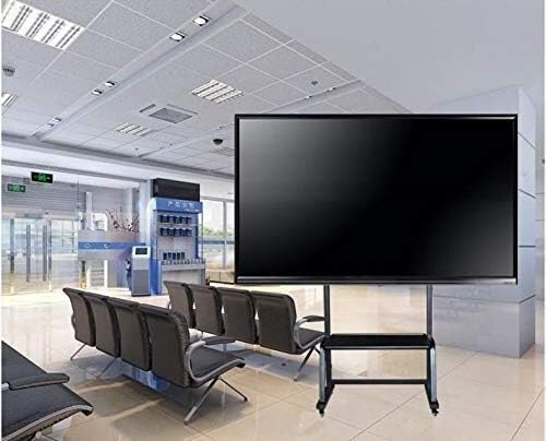 Soporte móvil para TV con ruedas y giro para pantallas planas o curvas miniatura 3