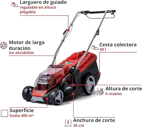 Thumbnail 2 de Einhell GE-CM 36/36 Cortacésped 36V 36cm
