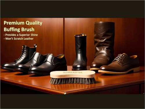 Image of SHOESHINE Shoe Brush + Shoe Polish Cream Combo