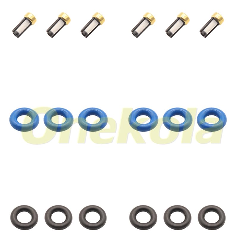 Fuel Injector Service Repair Kit Filters O Rings Seals Grommets for Renault KANGOO/Express/Rapid Dacia Duster IWP-217 75112217 - (Color: 20 Piece Set)