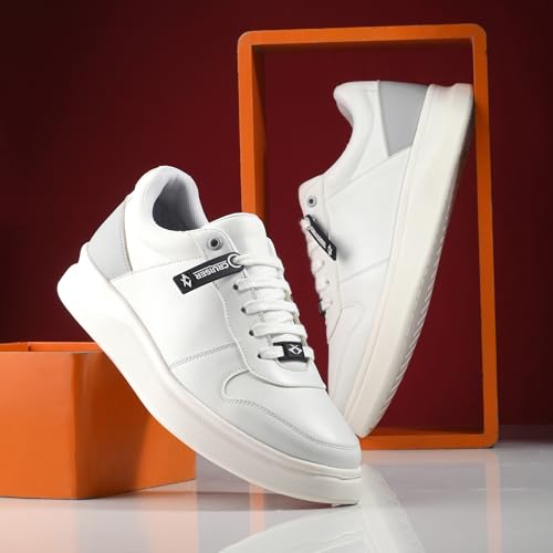 Image of Cruiser Mens Sneakers | Casual Shoes | Experience Comfort & Style with Soft Cushioned Insole |Step Up Your Comfort: Casual Sneakers for Every Day| Trendy Lace-Up Design Sneaker (2567)