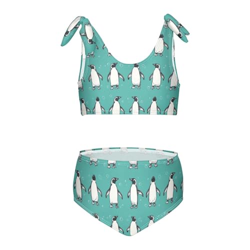 KLL Swimsuit for Girls Cute 2 Piecing Bathing Suits with Adjustable Strap