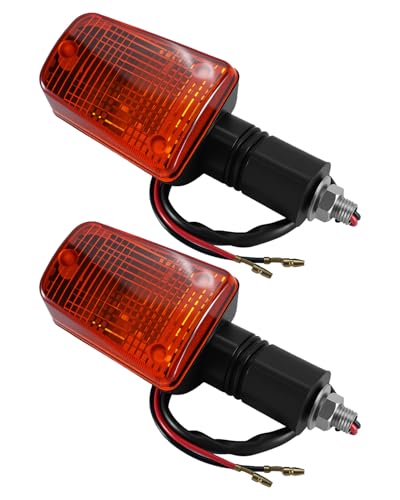 Motorcycle Turn Signals Light Fit for Suzuki DR350 DR650 DR125 DR200 DR250 DR350 DR650 GSXR 750 1100 High Brightness, Blinker Indicator Light, 2Pcs