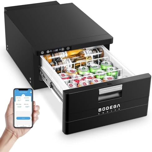 BODEGACOOLER 12 Volt Drawer Refrigerator, 33Quart(31L) RV Fridge ...