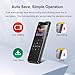 128GB Digital Voice Recorder with Playback Upgraded Voice Activated Recording with Premium Noise Reduction Dictaphone Device Perfect for Lectures Meetings Interviews