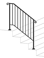 Algopix Similar Product 16 - Iron X Handrail Picket #3 (No Fasteners)