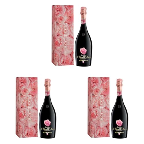 Bottega Petalo Moscato Il Vino dell' Amore 6,5% Vol. 0,75l in Giftbox (Paquete de 3)