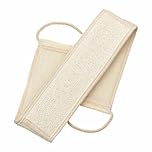 Back Scrubber Exfoliating Loofah Back Washers for Shower Bath Sponge Body Scrubber Backwash Belt Back Exfoliator Strap Scrubbing Dry Clean Skin Double Side Pad Men Women Bathroom Accessories 63 Cm
