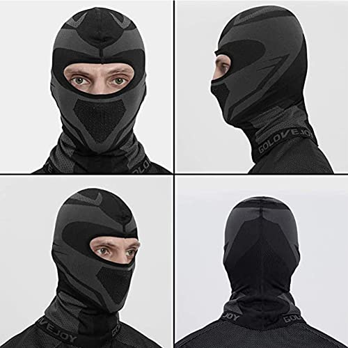 Image of Balaclava Face Mask, Ski Mask for Men Women, Balaclava Face Mask, Black Ski Mask, Motorcycle Face Mask, Neck Gaiters for Men, UV Protector Motorcycle Ski Scarf