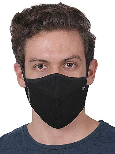 WILDCRAFT SUPERMASK W95 Plus Reusable Outdoor Respirator With Neckband (MEDIUM 40-70KG)