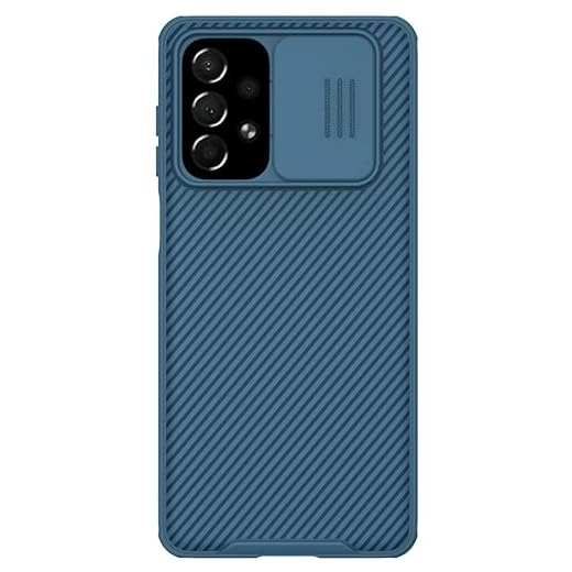 Capa para Samsung Galaxy A73 5G capinha com capa protetora para câmera - Azul
