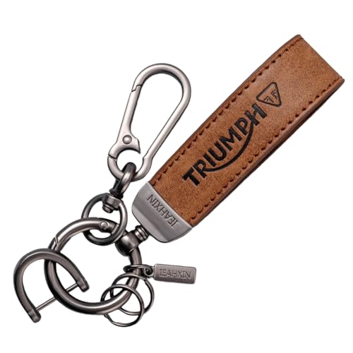 Porte Clés Moto pour Triumph Trident 660 Tiger 900 850 800 Porte Clef avec Logo Porte Clé Motard...