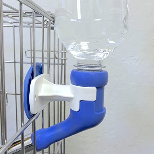 Image of Choco Nose No-Drip Water Bottle for Large Dogs (Over 50 lb) - Leak-Proof Patented 22mm Nozzle Helps Prevent Mess & Spills, BPA Free Cage & Crate Mount Feeder for Kennels, 16.9 fl oz (C570)