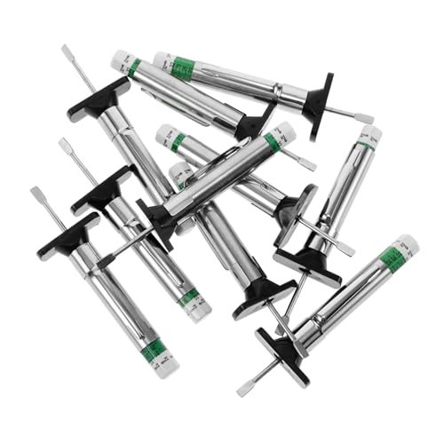 YOSADIER 10piezas Comprobador Profundidad Banda Rodadura Medición Material Duradero