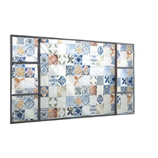 Image of Stylista Refridgerator top Cover Suitable for Samsung RT34C4522B1 /HL, 301 Liter Fridge, Dimension (WXD) 65x111 CM, Mosaic Pattern Cream