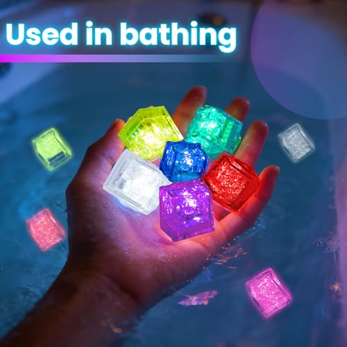 Cubitos LED Luminosos Multicolor para Bebidas 12 Unidades miniatura 6
