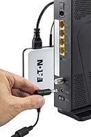 Eaton 3S Mini UPS 3SM36 – DC‑USV 36W – 9/12/15/19V, Lithium‑Ionen, geräuschlos, sichert Router & Smart‑Home Geräte – Schwarz & Weiß (B092THB8TM) – Ansicht 5