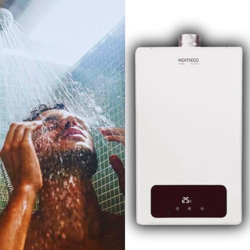Aquecedor de Água a Gás komeco KO 26D Home 26 Litros Digital Gás GN (Natural direto da Rua) 3 Anos d
